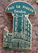 PUB LA PRESSE GENEVE - SUISSE - BIERE -  (14) - Bevande