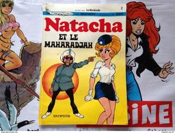 BD Natacha Et Le Maharadjah - Walthéry - Publicité (1973) - Natacha