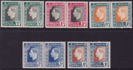 South Africe 1937 Sc  74-78 Mint Hinged - Unused Stamps