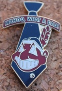 BASEBALL - USA - LES INDIANS - CRAVATTE - TIE - TETE D'INDIEN - WAHOO,WHAT A DAD !   -  (14) - Baseball