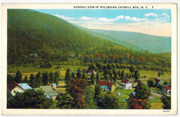 ETATS UNIS NEW YORK CATSKILL MOUNTAINS :  " General View Of Big Indian " - Catskills