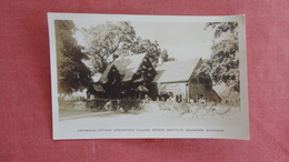 Cotswold Cottage   Greenfield Village  Michigan > Dearborn    RPPC     =ref 2506 - Dearborn