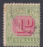 Australia Postage Due Stamps SG D64a  1909-1910 One Penny Used - Segnatasse