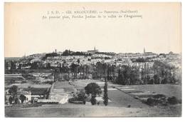 16 - ANGOULÊME - Panorama (Sud-Ouest) - Au Premier Plan Fertiles Jardins De La Vallée De L'Anguienne - Ed. JSD N° 653 - Angouleme
