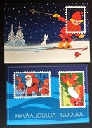 1987-1988 Joyeux Noël Et Bonne Année - Postal Stationery