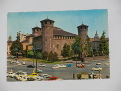 TORINO - Piazza Castello E Palazzo Madama - Auto - 1966 - Palazzo Madama