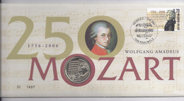 Belgie - Belgique Numisletter 3470 Wolfgang Amadeus Mozart 2006 - Numisletter