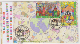 U.N-Wienna   2008   FDC  -We Can End Powerty - Lettres & Documents