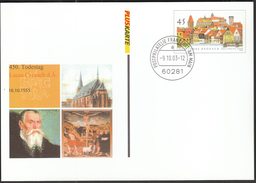 Germany Frankfurt 2003 / Postal Stationery / Lucas Cronach - Illustrated Postcards - Used