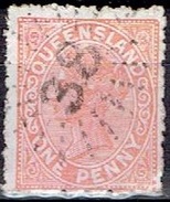 QUEENSLAND #  FROM 1882-83  STAMPWORLD 53 - Gebruikt