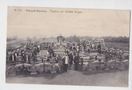 RABOSEE Tombes De Soldats Belges - Blégny