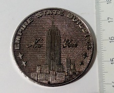 Medaille Souvenir U S A Empire State Building 1973 - Sonstige & Ohne Zuordnung