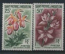 1962 St. Pierre & Miquelon, Fiori , Serie Completa Nuova (**) - Ongebruikt