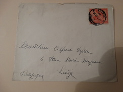 Lettre Envoyée D'Elisabethville  Vers La Belgique(Liège) - Cartas & Documentos