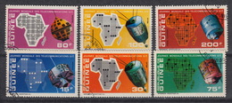 GUINEE 457-60 + LP/PA 100-1 &ndash; (0) &ndash; Journée De Télécommunication  (1972) - Guinea (1958-...)