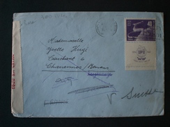 ISRAELE 1950 Israel's Membership And The 75th Anniversary Of U.P.U ENVELOPE ISRAELE TO SVIZZERA - Lettres & Documents