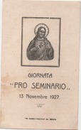 Santino Per La Giornata Pro Seminario 13 Novembre 1927 - Tip. Boaro, Piazzola Sul Brenta (Padova) - Devotion Images