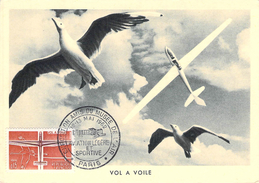 Carte Philatélique Aviation Légère Et Sportive Exposition Des Amis Du Musée De L 'air 1962 Vol à Voile Timbre Cachet - 1960-.... Storia Postale