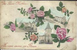 CPA De SAINT MATHIEU - Vues Multiples - " Je Vous Envoir Ces Fleurs ". - Saint Mathieu
