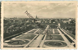 Wien - Blick Vom Belvedere - Foto-Ansichtskarte - Belvédère