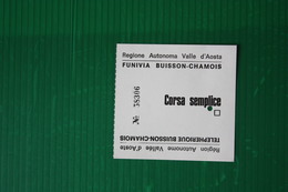 CHAMOIS - FUNIVIA BUISSON - CHAMOIS - 1972 - Invierno