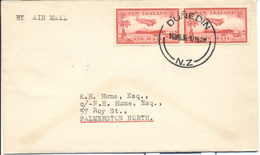 New Zealand 1936 FFC Dunedin Palmerston North First Flight Cover - Luftpost