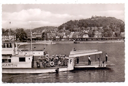 5460 LINZ , Rheinfähre Linz - Remagen, 1959, Goggomobil - Linz A. Rhein