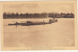 Basse-Indre - Le Bac Et La Charrière Traversant La Loire De Basse-Indre à Indret - Basse-Indre