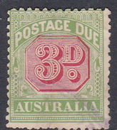 Australia Postage Due Stamps SG D66  1909-1910 Three Pennies Used - Port Dû (Taxe)