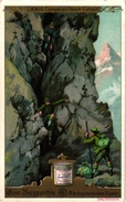 6 Cards C1897ALPINISME Mountaineering Bergparthie Descent Through Chimney Litho - Altri & Non Classificati