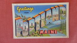 Maine  Portland      Greetings --ref 2508 - Portland