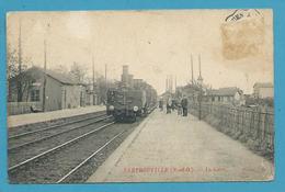 CPA Chemin De Fer La Gare De SARTROUVILLE 78 - Sartrouville