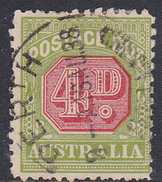 Australia Postage Due Stamps SG D109 1934 Four Pennies Perf 11 Used - Impuestos