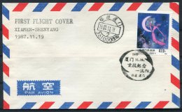 1987 China First Flight Cover Xiamen - Shenyang - Corréo Aéreo