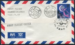 1987 China First Flight Cover Xiamen - Shantou - Corréo Aéreo