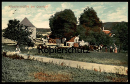 ALTE POSTKARTE KLOSTERMÜHLE BEI QUERFURT FURHWERK PFERD Werbung Juliana Tafelzout Amsterdam Ansichtskarte Cpa Postcard - Querfurt