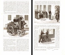 LE MATERIEL DES  " POMPIERS DE PARIS "   1887 (4) - Pompiers