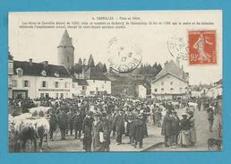 CPA 4 - Marché Aux Bestiaux Foire De CHAROLLES 71 - Charolles