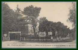 CPA Forêt De Sénart Hotel De La Pyramide Route De Melun Voy Conv. L. 1927 TB - Sénart