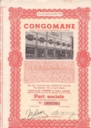 CongoMane - Part Sociale - Capital 40 000 000 Francs Congolais - Afrika