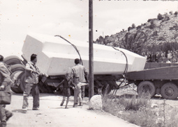 Hrvatska, Croatia - Old Truck Accident Ca.1960 (from Album) - Transporter & LKW