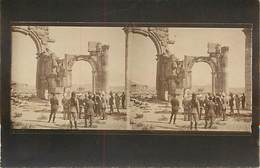 PIE-T-17-F-700 : PALMYRE . CARTE PHOTO. VUE STEREOSCOPIQUE. - Syrie