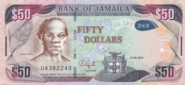 Jamaica 50 Dollars 2013 VF (free Shipping Via Regular Air Mail - Buyer Risk) - Jamaica