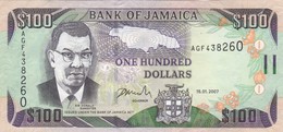 Jamaica 100 Dollars 2007 VF (free Shipping Via Regular Air Mail - Buyer Risk) - Giamaica