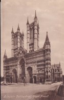 LINCOLN CATHEDRAL. WEST FRONT - Lincoln