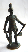 FIGURINE KINDER  METAL SOLDATS GRECS 1 70's -   KRIEGER GRIECHISCHEN (2) GREC - Figurillas En Metal