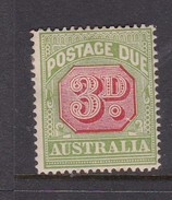 Australia Postage Due Stamps SG D115 1938 Three Pennies  Mint - Impuestos