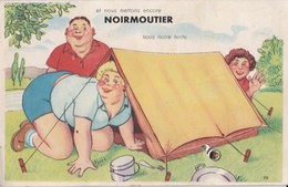 ¤¤  -  68  -  ILE-de-NOIRMOUTIER   -  Carte à Système  - Camping, Toile De Tente  -  ¤¤ - Ile De Noirmoutier