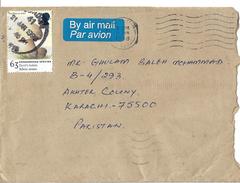 Great Britain 1998 63p Endangered Species Devil'S Bolete Postal History Cover Sent To Pakistan. - Brieven En Documenten