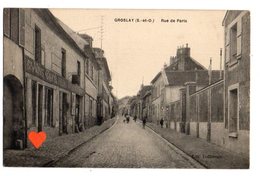 14321-LE-95-GROSLAY-Rue De Paris----------animée-commerce - Groslay